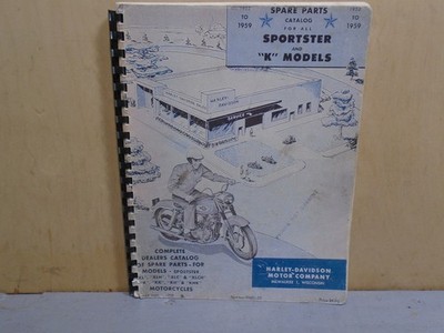 Harley Sportster K Models Spare Parts Catalog 1952-1962 XL XLH XLCH K KK KH KHK