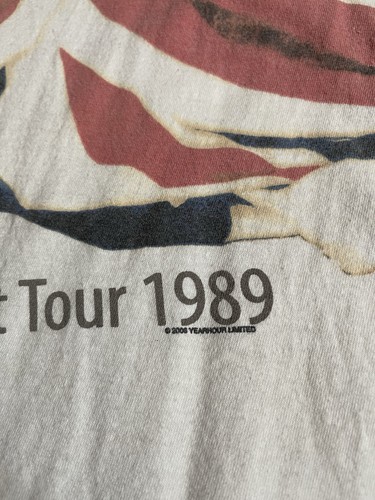 2008 THE WHO Tour T-Shirt weiß, Erwachsene Größe Large, fleckig - Bild 7 von 10