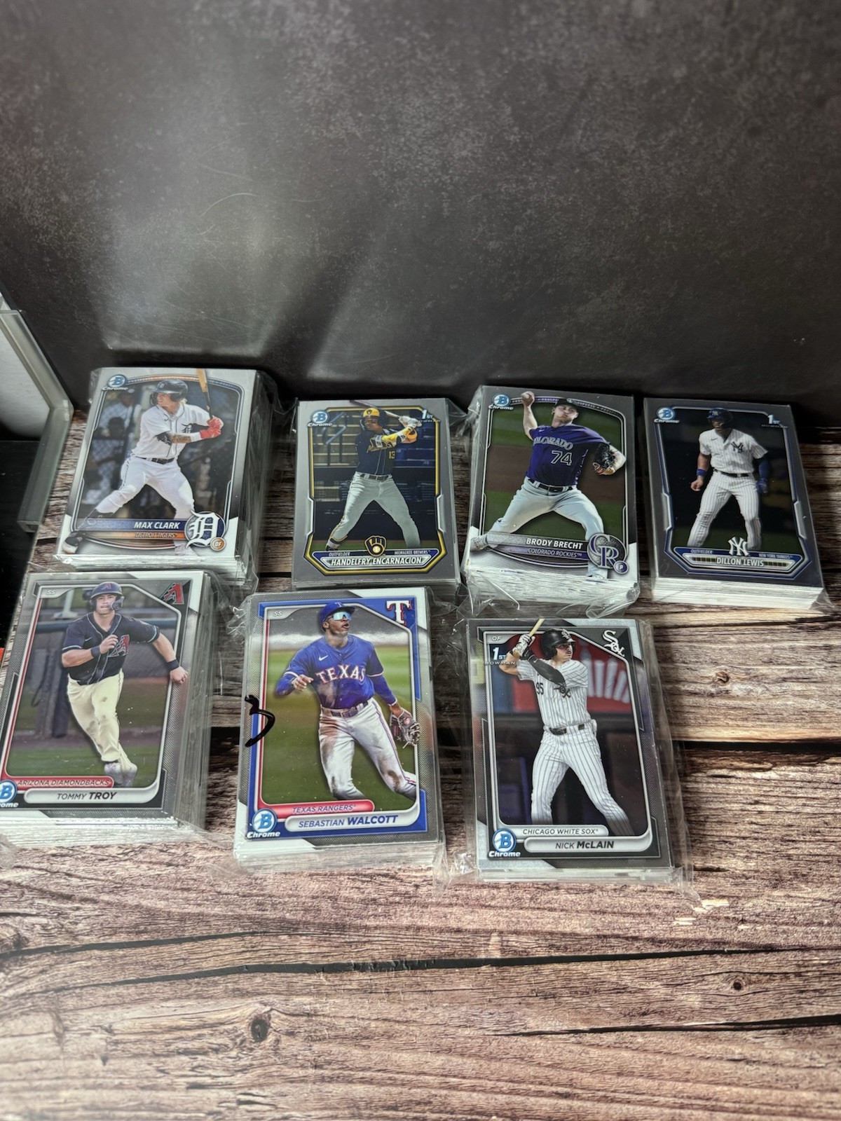 2026 Bowman Chrome Lot 730+ 14 Autos, 6 Parallels, 35 Insert, 18 Mojo PSA 10 RC view 4