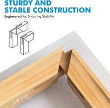 Canvas for Painting, 14 Pcs Muti Pack Stretched Painting Canvas, Blank Paint ...