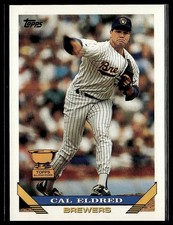 Cal Eldred *ALL STAR ROOKIE CARD* (ASR) 1993 Topps #590. rookie card picture