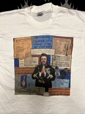 MAGLIA VINTAGE LUCIANO PAVAROTTI CELEBRA ALL'OPERA METROPOLITANA NEW YORK CITY