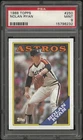 1988 Topps Tiffany Baseball Nolan Ryan Houston Astros #250 PSA 9