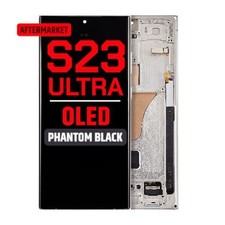 Galaxy S23 Ultra 5G LCD  Frame in Black Aftermarket OLED 