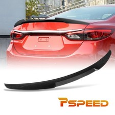Carbon Fiber Style For Mazda 6 Mazda6 2014-2016 2017 Pp Rear Lid Spoiler Wing Carbon Fiber Style For Mazda 6 Mazda6 2014-2016 2017 Pp Rear Lid Spoiler Wing