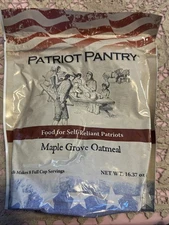Patriot Pantry Maple Grove Oatmeal Makes 8 Cups