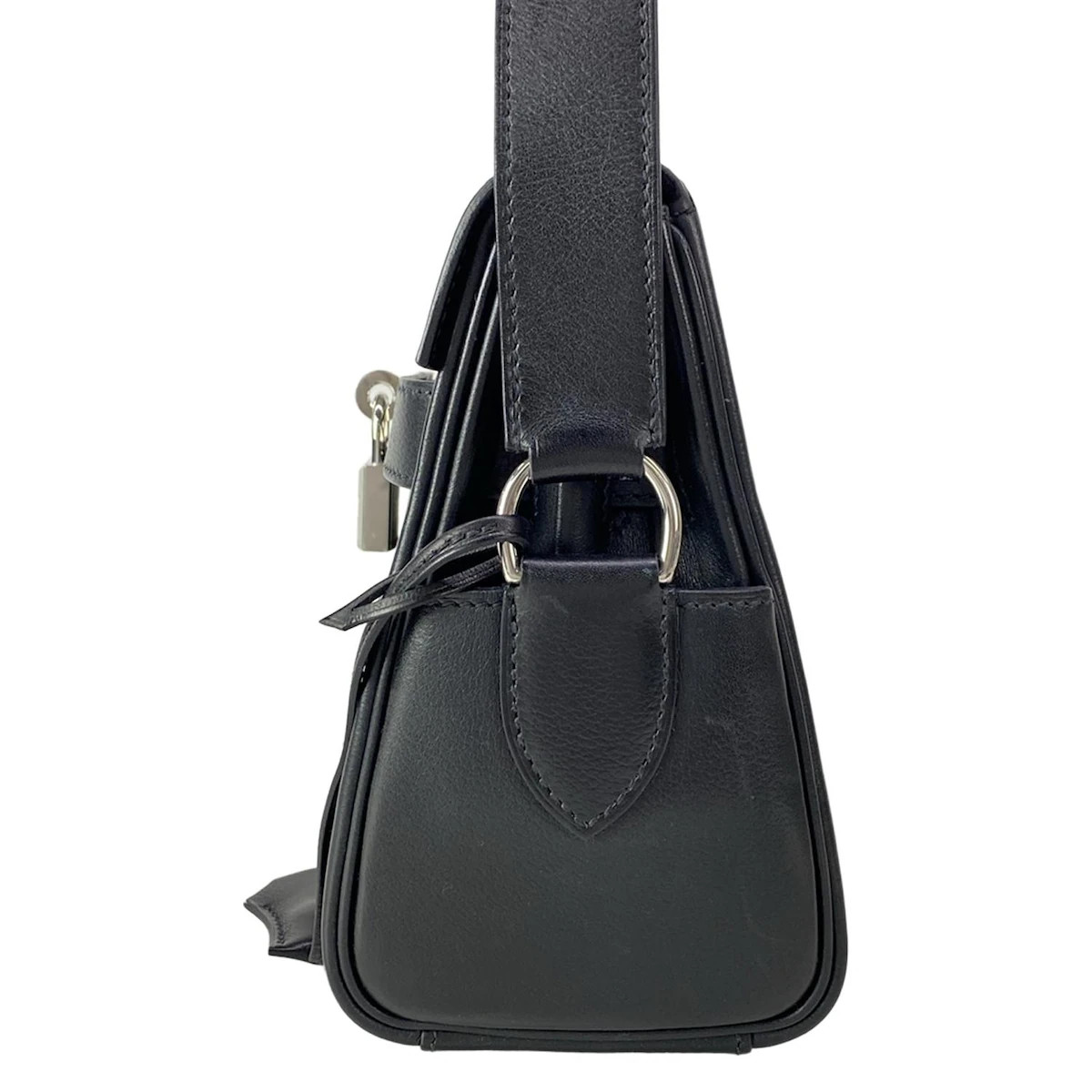 HERMES Kelly Messenger PM Black EverGrain B Shoulder Bag image 4