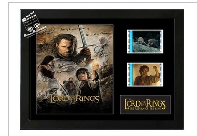 Lord Of The Rings The Return Of The King Cast Signed Film Cell Display  With COA