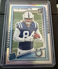 2025 Panini Donruss Optic - Rated Rookie Tyler Warren #234 Holo Prizm (RC)