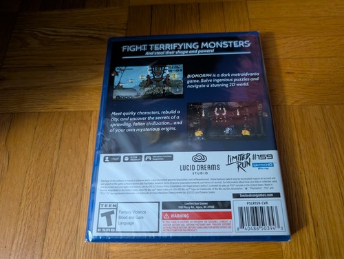 Biomorph PlayStation 5 PS5 Limited Run Game LRG #159 - Picture 2 of 2