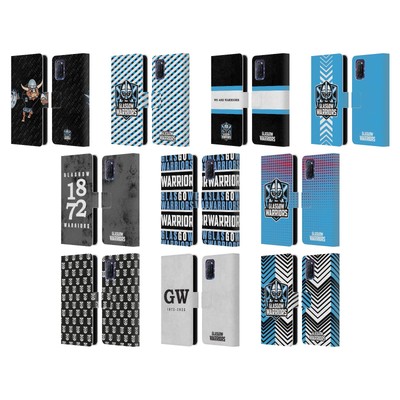 OFFICIAL GLASGOW WARRIORS GRAPHICS LEATHER BOOK WALLET CASE FOR OPPO PHONES