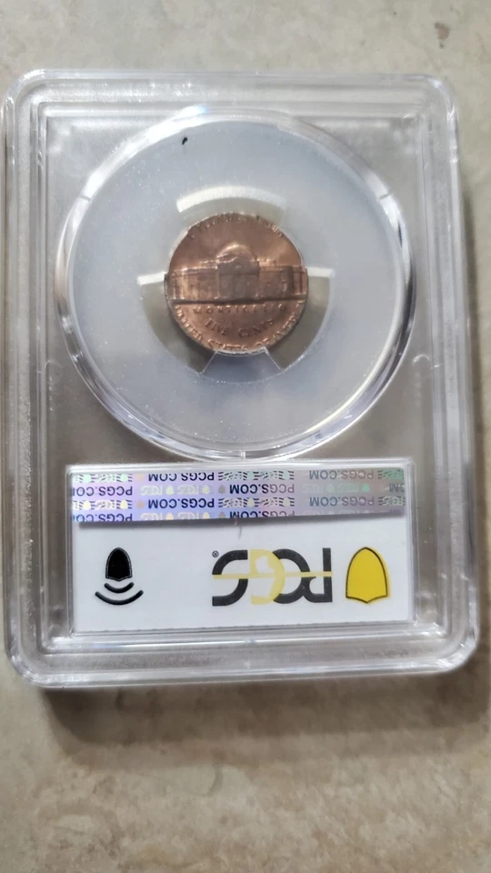 Mint Error - US 1980-P Nickle on Penny 1C Planchet PCGS MS62RB - Image 3 of 3