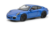 1/18 Schuco Porsche 911 GTS Diecast Car Model Blue for Gift