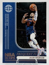 Jalen Brunson #5 New York Knicks 2024-25 Panini Hoops Basketball Frequent Flyers