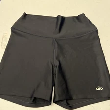 Black Alo Yoga Biker Shorts Size L Women's brand new no tags