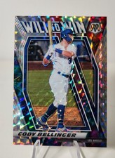 2021 Mosaic Baseball #WTW-1 Cody Bellinger Mosaic Silver Will To Win