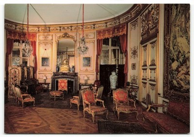 Chateau de Beloeil Salon des Marechaux Interior Postcard