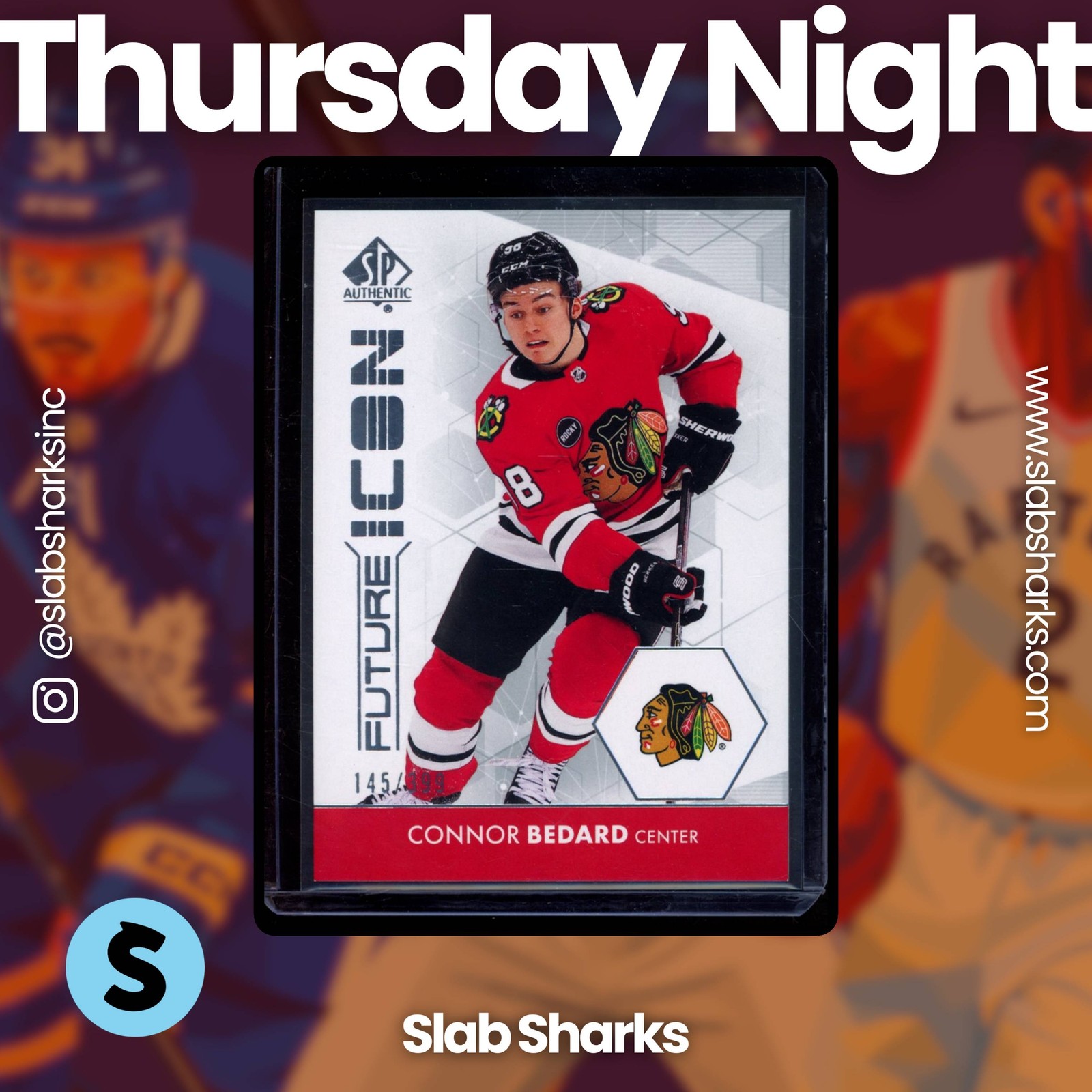 2023 SP AUTHENTIC #FI-1 CONNOR BEDARD FUTURE ICON /399