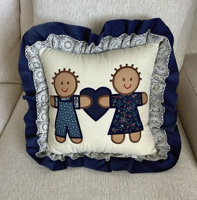 Vintage Country Handmade Cozy Pillow