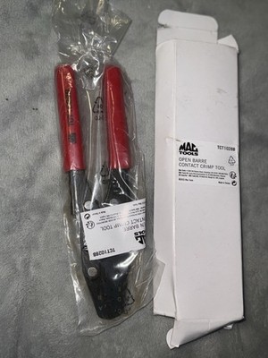 Mac Tools TCT1028B Open Barrel Contact Crimp Tool Red Handles
