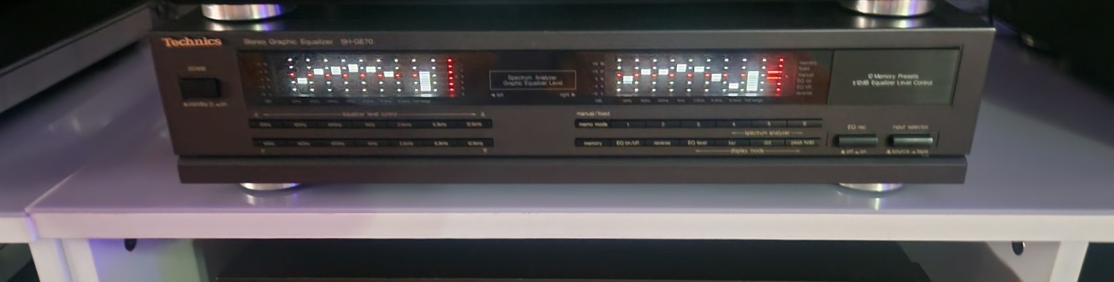 Technics SH-GE70 Stereo Graphic Equaliser 7-Band Hi-Fi Separates