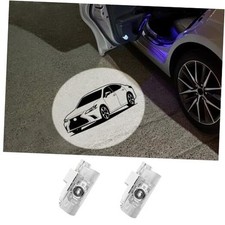 2 Pack LED Car Door Projector Courtesy Lights Ghost Shadow Welcome Lamp ES