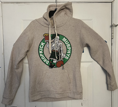 Dropkick Murphys Boston Celtics Style Size Medium Fleece Hoodie Made in USA