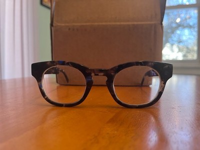 Warby Parker Kimball W 173 Eyeglasses Frame Tanzanite Blue Tort 49-25-145 w/CASE