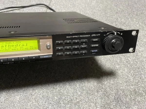SONY DPS-V77 Multi-Effect Processor w/ Power Cable Tested Japan FedEx GS03 5.0 - Image 4 of 4