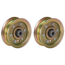 Qty 2: Flat Idler Pulley Fits Universal Products Replaces 173437-1