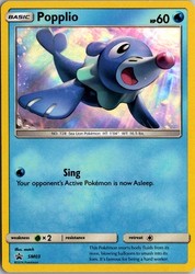 Popplio SM03 Black Star Promo Holo