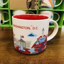 Starbucks Washington D.C. City You Are Here Series Collectible Coffee Mug 14oz