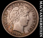 1905-S Barber Dime- Extra Fine- Scarce Better Date- No Reserve #J8949