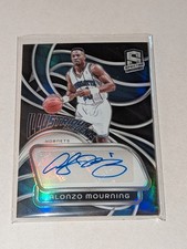 2023-24 Panini Spectra Illustrious Legend Signature Alonzo Mourning #ILS-AZM /49