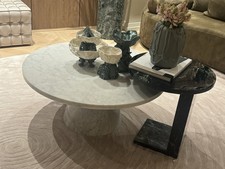 Green Pure Marble Side Table Coffee Table Top