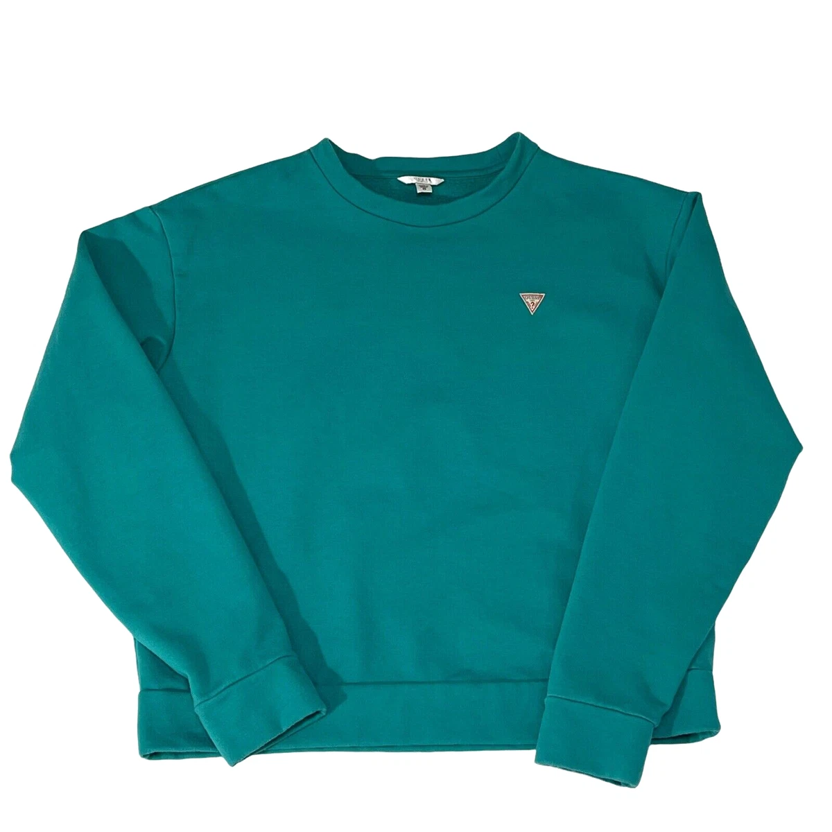Green guess sweatshirt cheap