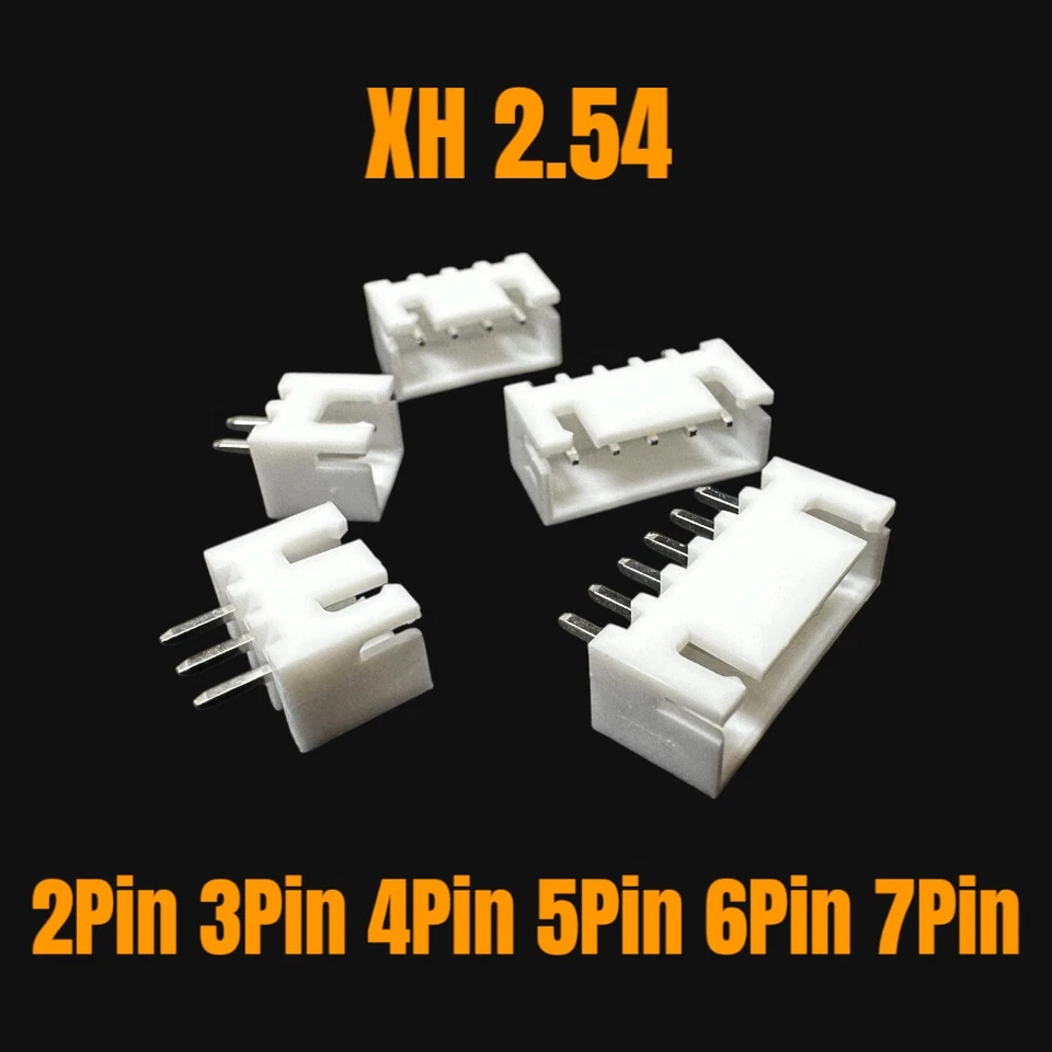 XH 2.54mm Balancer Stecker Crimp Set Male Female 2Pin 3Pin 4Pin 5Pin 6Pin 7P JST - Bild 2 von 4