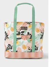 NIP Matilda Jane Golden Island Tote Floral Beach Bag 