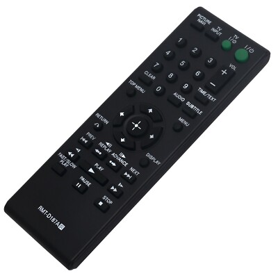New RMT-D187A Replace Remote for Sony DVD CD Player DVP-SR101P DVP-SR200P