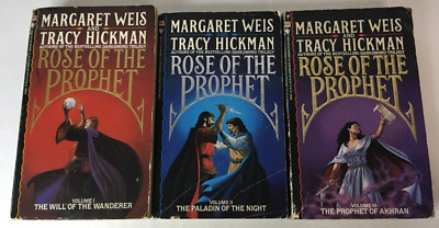 Lot Complete ROSE OF THE PROPHET Series Books 1-3 MARGARET WEIS TRACY HICKMAN