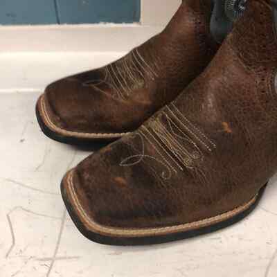 Ariat brown oiled sapphire blue rowdy QuickDraw western  display picture 2