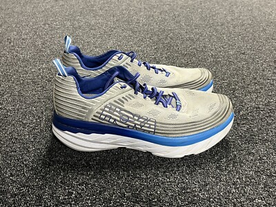Hoka One One Size Bondi Gray Blue Running Athletic Shoes 1019269  VBFG