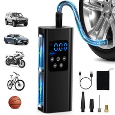 8000mAh Elektrische Luftpumpe Akku Kabellos Auto Reifen Druckluft Luftkompressor