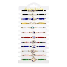 12PCS Bohemian Style Jewelry Bohemian Beaded Bracelets Women Waist Jewelry