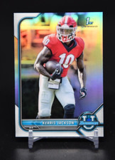 2021-22 Bowman U Kearis Jackson Chrome 1st Refractor Georgia Bulldogs-WR #27