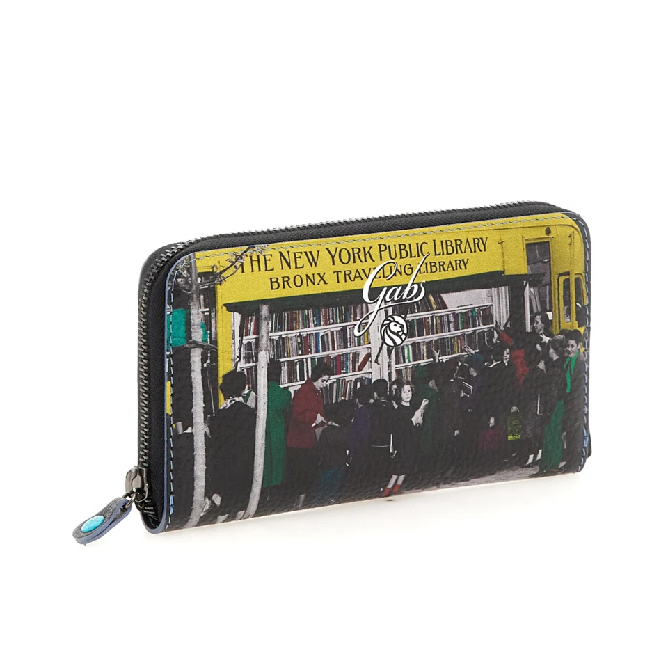 Portafoglio da donna GABS Gmoney17 libreria New York borsellino con portacarte - Immagine 3 di 4