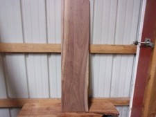 1 PC WALNUT LUMBER WOOD KILN DRIED BOARD 42"X 10 1/8"X 7/8" LOT 1350R CLEAR FLAT