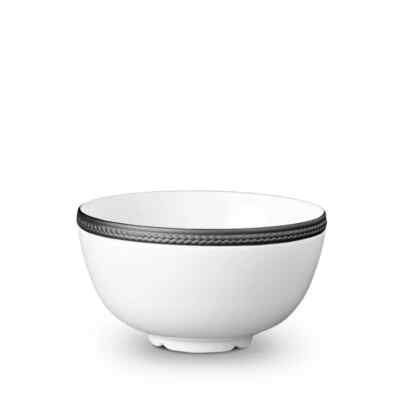 L'OBJET Soie Tresse Black Cereal Bowl NEW without Box