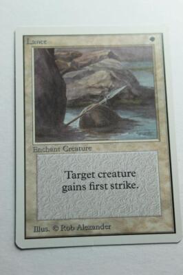 MTG Lance x1- -Unlimited Edition-Lightly Played