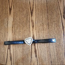 Montana Silversmiths Heart Belt Buckle with Black Heart Belt Western Size 32